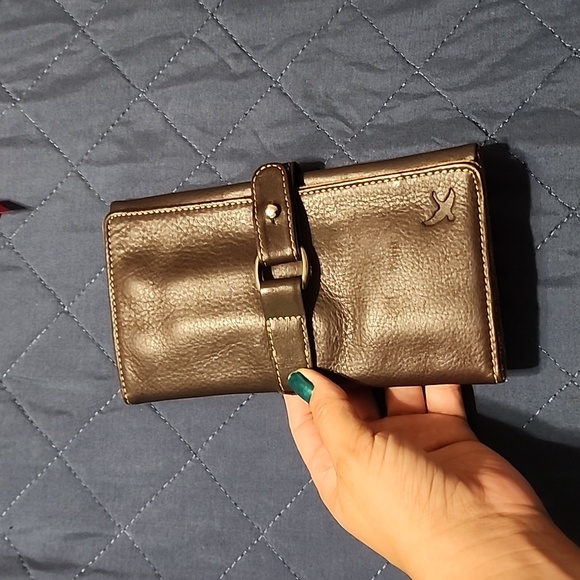 Eddie Bauer jewlery travel wallet leather used - Picture 1 of 7